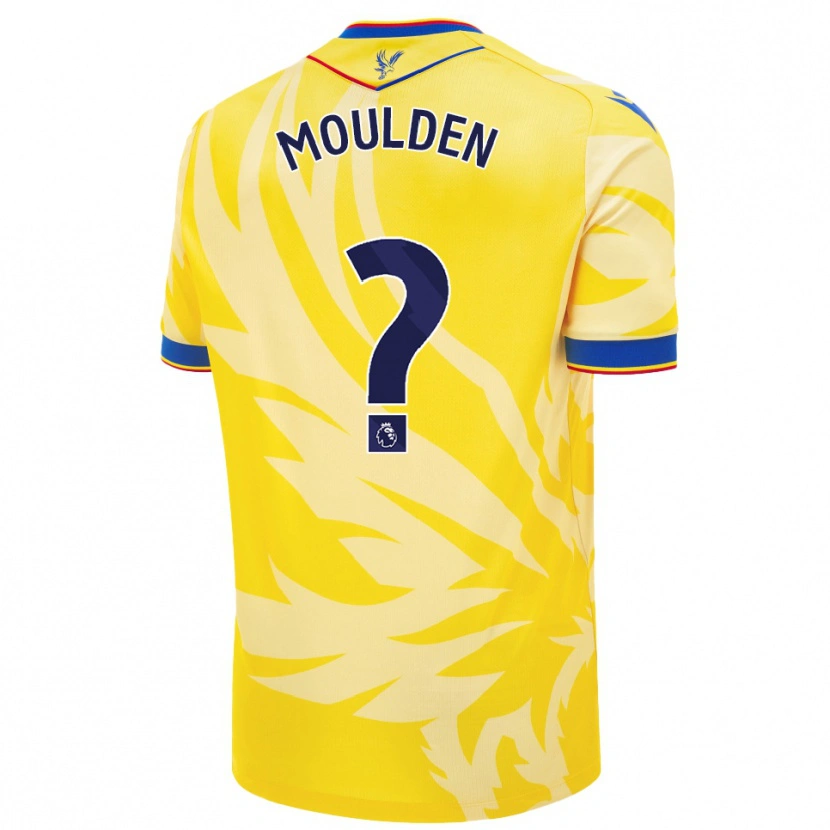 Danxen Mænd Louie Moulden #0 Gul Udebane Spillertrøjer 2024/25 Trøje T-Shirt
