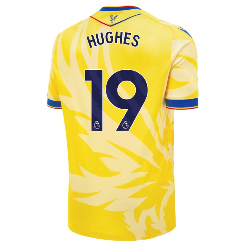 Danxen Mænd Will Hughes #19 Gul Udebane Spillertrøjer 2024/25 Trøje T-Shirt