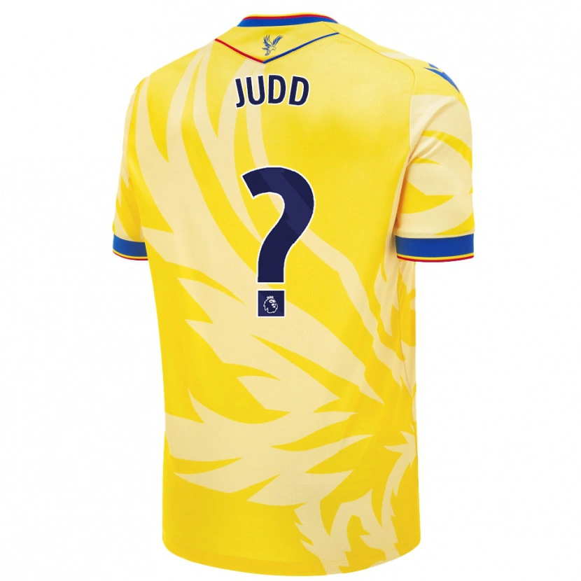 Danxen Mænd Jasper Judd #0 Gul Udebane Spillertrøjer 2024/25 Trøje T-Shirt
