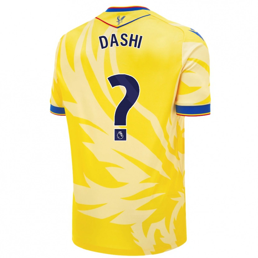 Danxen Mænd Matteo Dashi #0 Gul Udebane Spillertrøjer 2024/25 Trøje T-Shirt