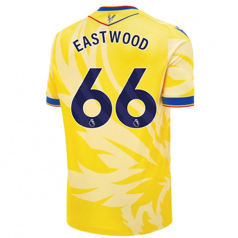 Danxen Mænd Billy Eastwood #66 Gul Udebane Spillertrøjer 2024/25 Trøje T-Shirt