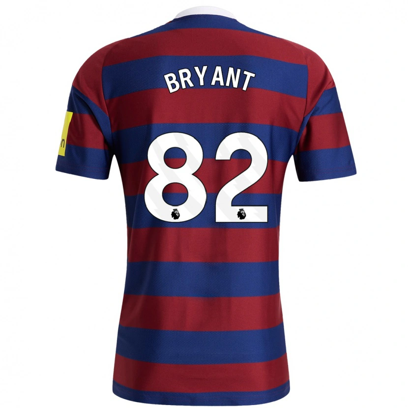 Danxen Mænd Thomas Bryant #82 Bordeaux Marineblå Udebane Spillertrøjer 2024/25 Trøje T-Shirt