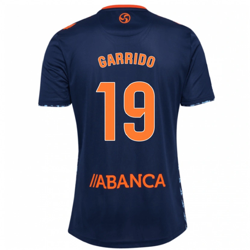 Danxen Mænd Manu Garrido #19 Marineblå Udebane Spillertrøjer 2024/25 Trøje T-Shirt