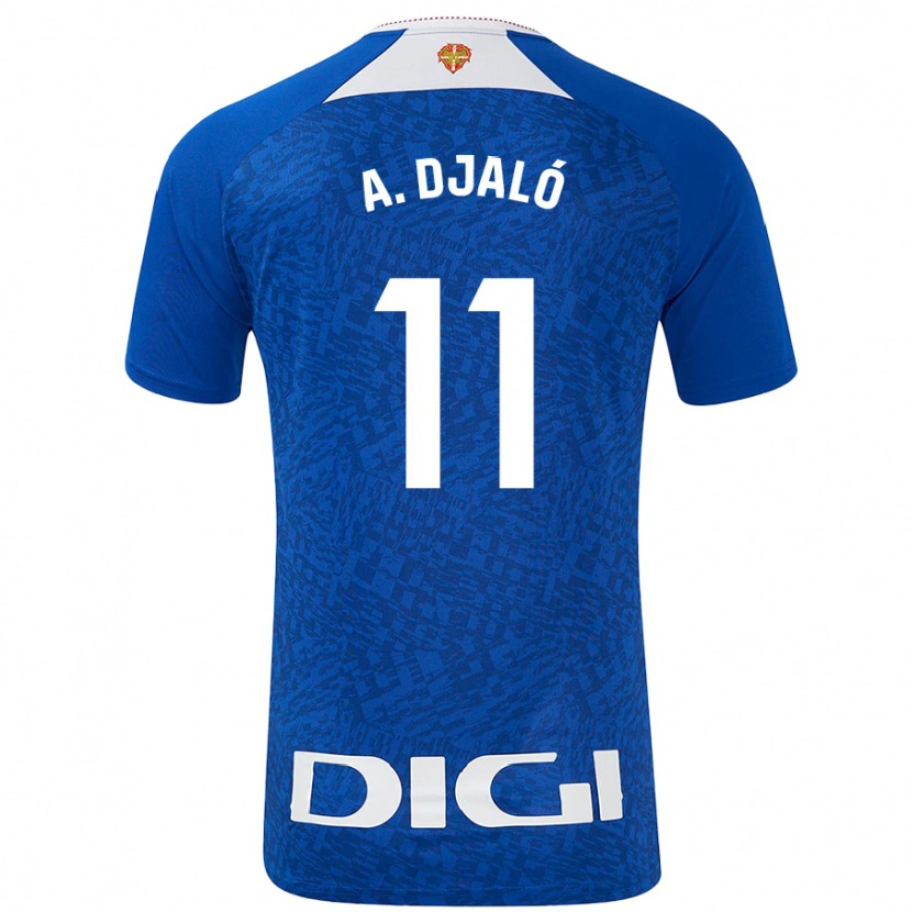 Danxen Mænd Álvaro Djaló #11 Kongeblå Udebane Spillertrøjer 2024/25 Trøje T-Shirt