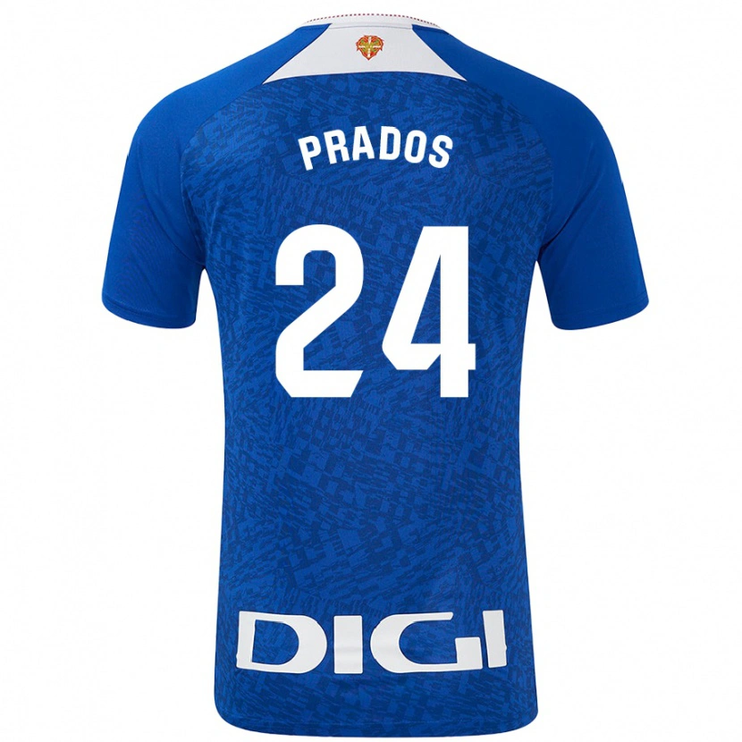Danxen Mænd Beñat Prados #24 Kongeblå Udebane Spillertrøjer 2024/25 Trøje T-Shirt