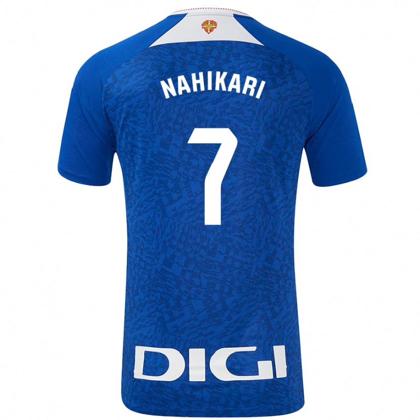 Danxen Mænd Nahikari Garcia Perez #7 Kongeblå Udebane Spillertrøjer 2024/25 Trøje T-Shirt