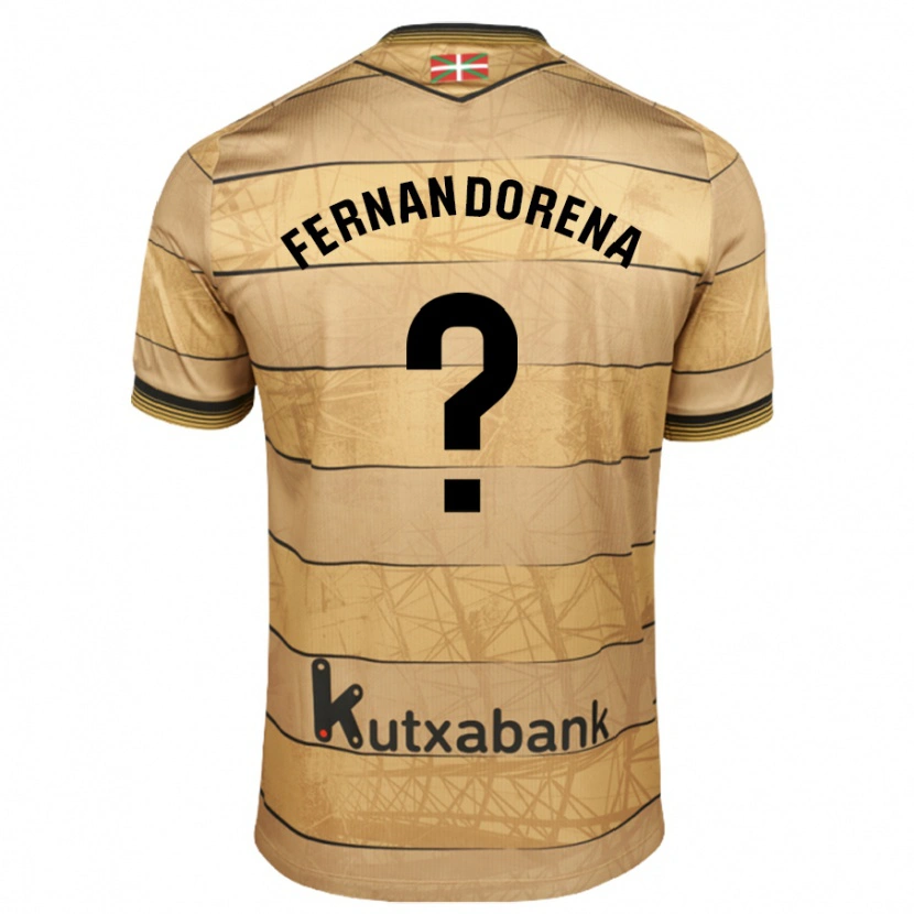 Danxen Mænd Alex Fernandorena #0 Brun Udebane Spillertrøjer 2024/25 Trøje T-Shirt
