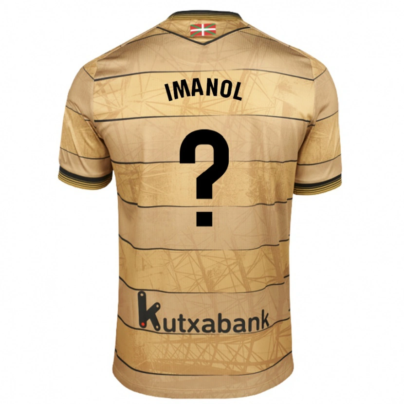 Danxen Mænd Imanol Ruiz #0 Brun Udebane Spillertrøjer 2024/25 Trøje T-Shirt