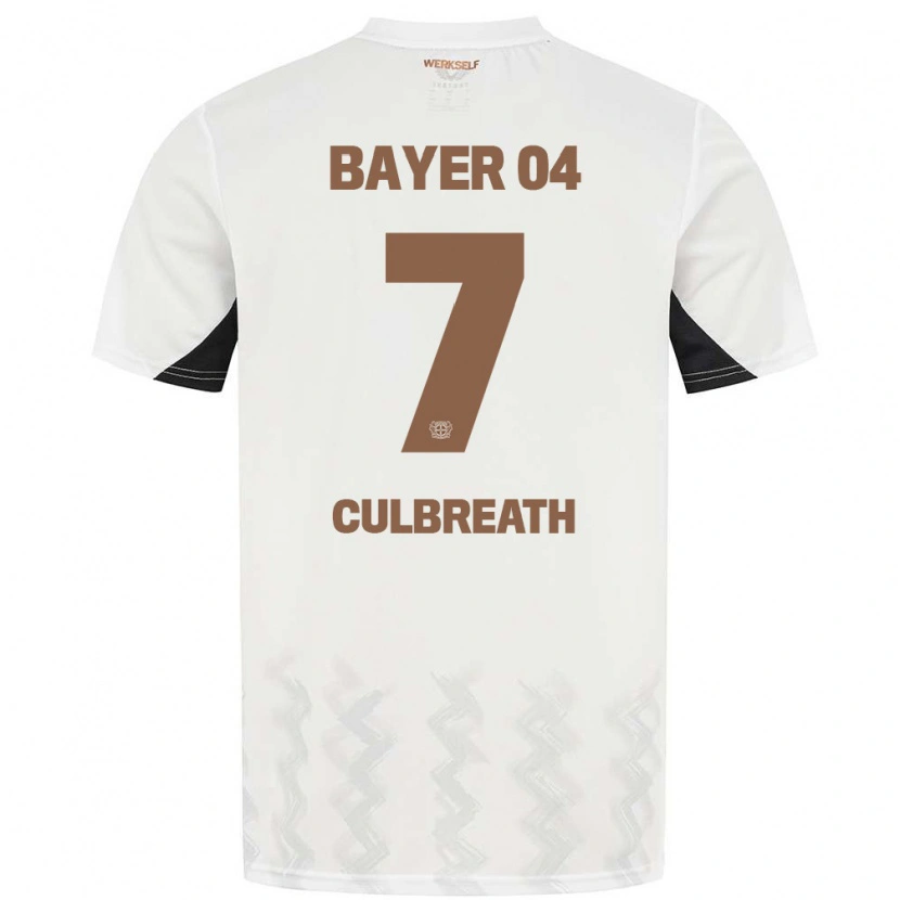 Danxen Mænd Montrell Culbreath #7 Hvid Sort Udebane Spillertrøjer 2024/25 Trøje T-Shirt