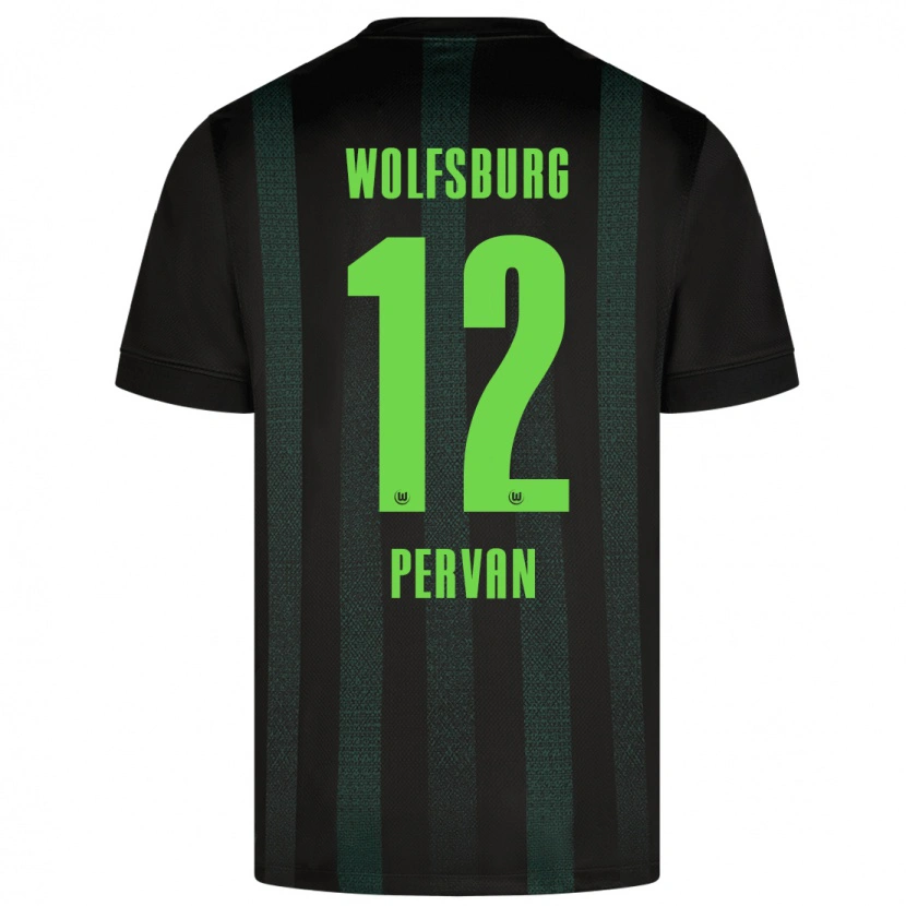 Danxen Mænd Pavao Pervan #12 Mørkegrøn Udebane Spillertrøjer 2024/25 Trøje T-Shirt