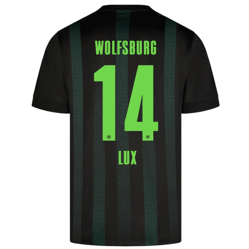 Danxen Mænd Finn-Marco Lux #14 Mørkegrøn Udebane Spillertrøjer 2024/25 Trøje T-Shirt