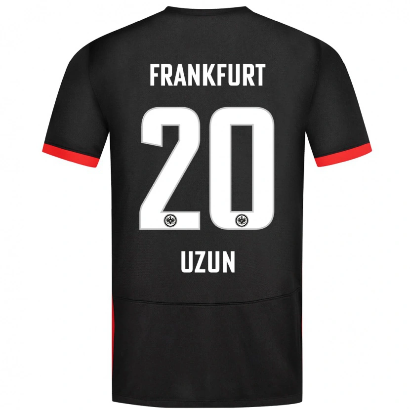 Danxen Mænd Can Uzun #20 Sort Udebane Spillertrøjer 2024/25 Trøje T-Shirt