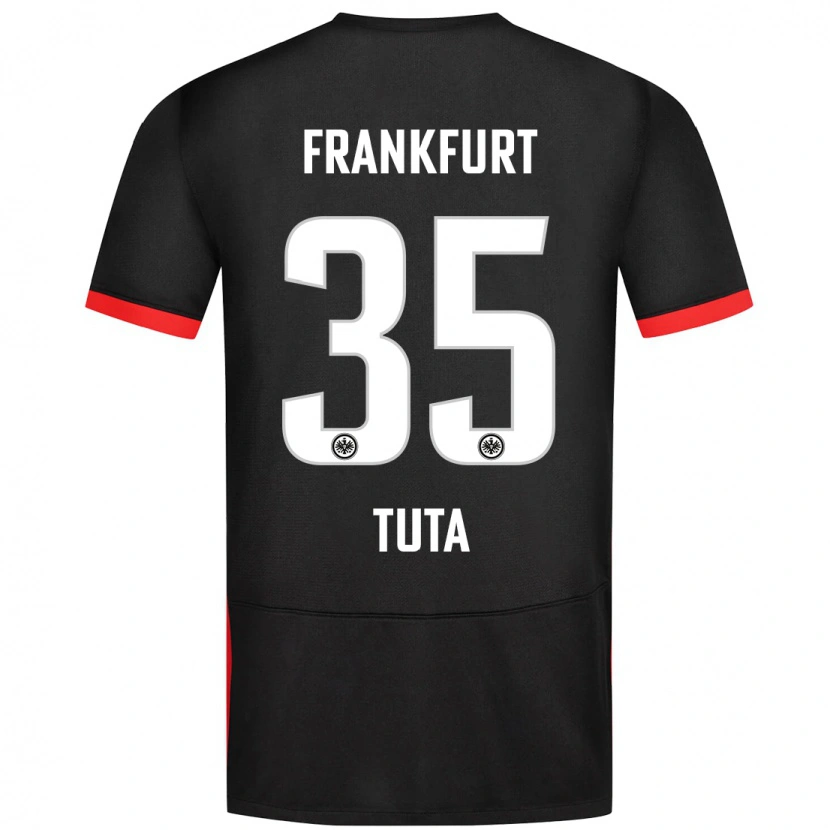 Danxen Mænd Tuta #35 Sort Udebane Spillertrøjer 2024/25 Trøje T-Shirt