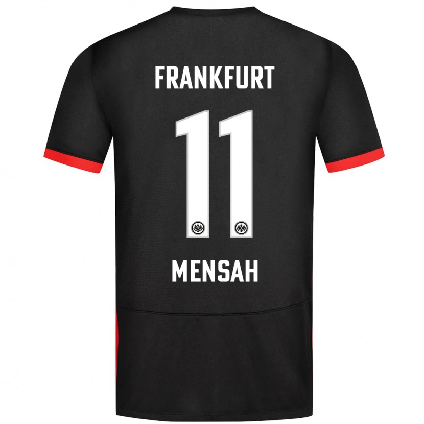 Danxen Mænd Keziah Oteng-Mensah #11 Sort Udebane Spillertrøjer 2024/25 Trøje T-Shirt