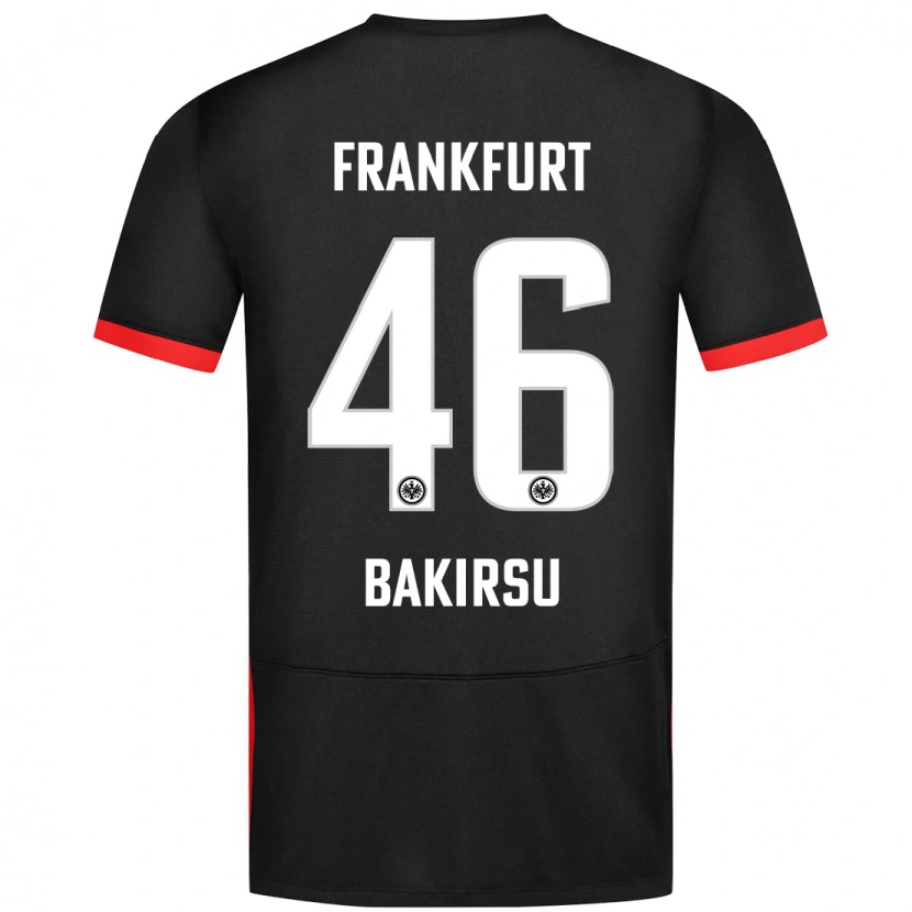 Danxen Mænd Hüseyin Bakirsu #46 Sort Udebane Spillertrøjer 2024/25 Trøje T-Shirt
