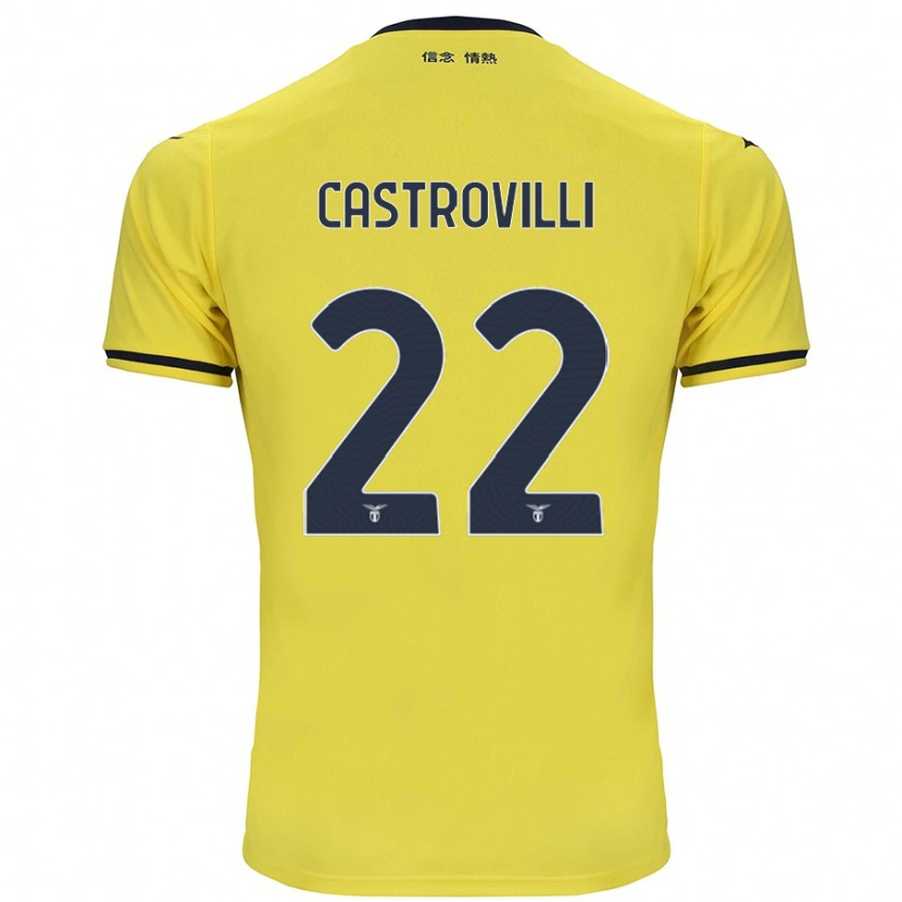 Danxen Mænd Gaetano Castrovilli #22 Gul Udebane Spillertrøjer 2024/25 Trøje T-Shirt