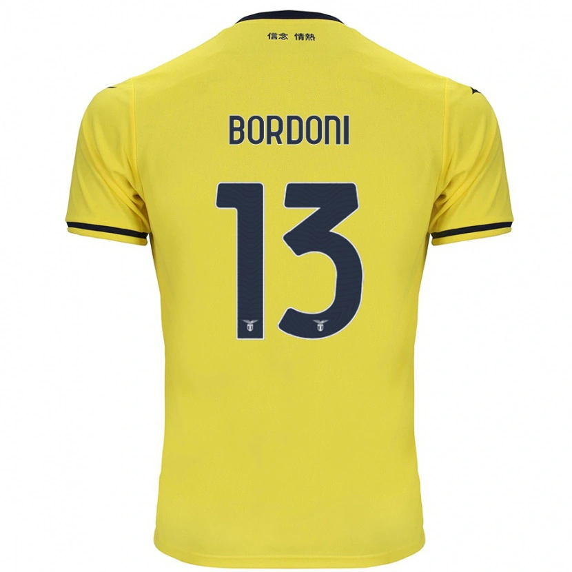 Danxen Mænd Tommaso Bordoni #13 Gul Udebane Spillertrøjer 2024/25 Trøje T-Shirt