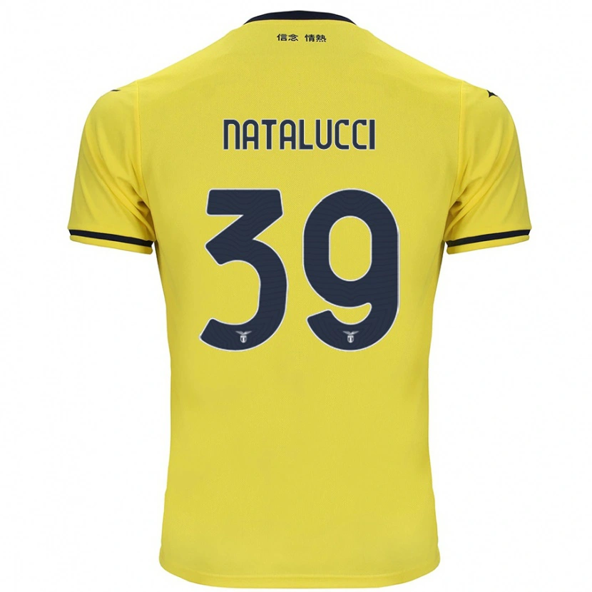 Danxen Mænd Serena Natalucci #39 Gul Udebane Spillertrøjer 2024/25 Trøje T-Shirt