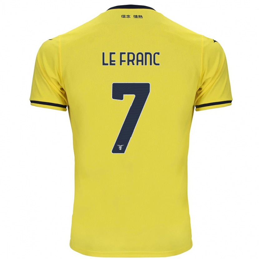 Danxen Mænd Chloé Le Franc #7 Gul Udebane Spillertrøjer 2024/25 Trøje T-Shirt