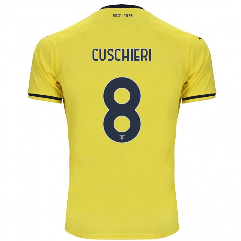 Danxen Mænd Rachel Cuschieri #8 Gul Udebane Spillertrøjer 2024/25 Trøje T-Shirt