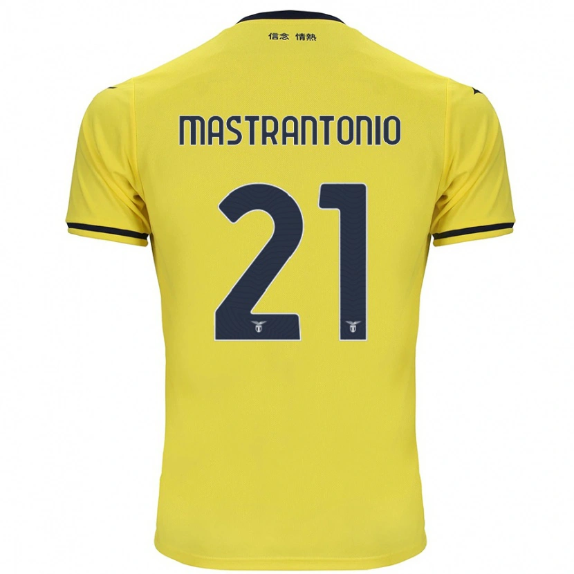 Danxen Mænd Ella Mastrantonio #21 Gul Udebane Spillertrøjer 2024/25 Trøje T-Shirt