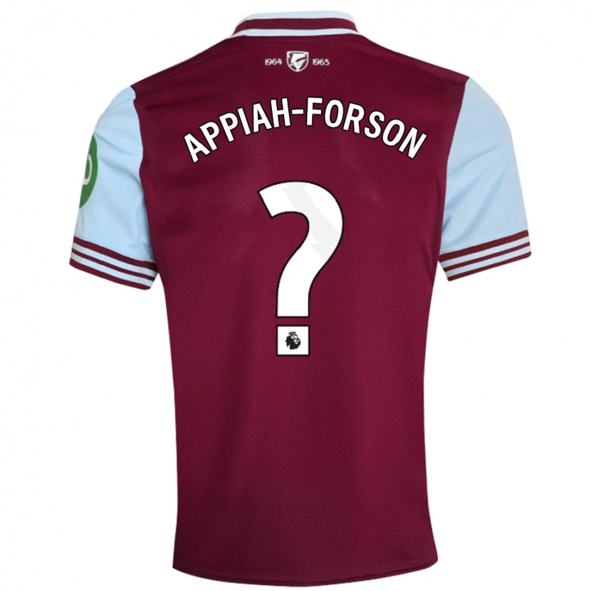Danxen Kvinder Keenan Appiah-Forson #0 Mørkerød Hjemmebane Spillertrøjer 2024/25 Trøje T-Shirt