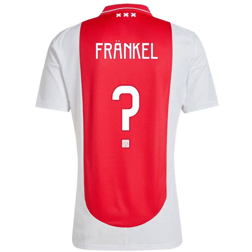 Danxen Kvinder Leroy Fränkel #0 Rød Hvid Hjemmebane Spillertrøjer 2024/25 Trøje T-Shirt