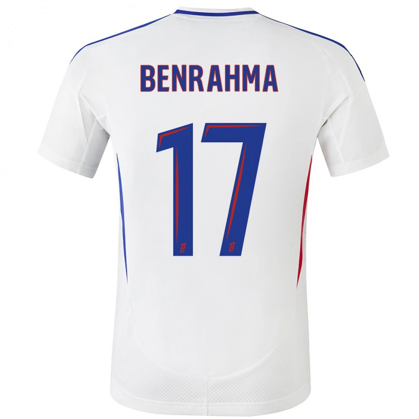 Danxen Kvinder Saïd Benrahma #17 Hvid Blå Hjemmebane Spillertrøjer 2024/25 Trøje T-Shirt