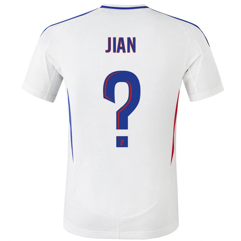 Danxen Kvinder Tao Jian #0 Hvid Blå Hjemmebane Spillertrøjer 2024/25 Trøje T-Shirt