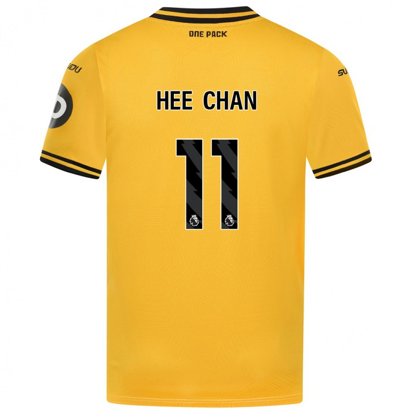 Danxen Kvinder Hee-Chan Hwang #11 Gul Hjemmebane Spillertrøjer 2024/25 Trøje T-Shirt