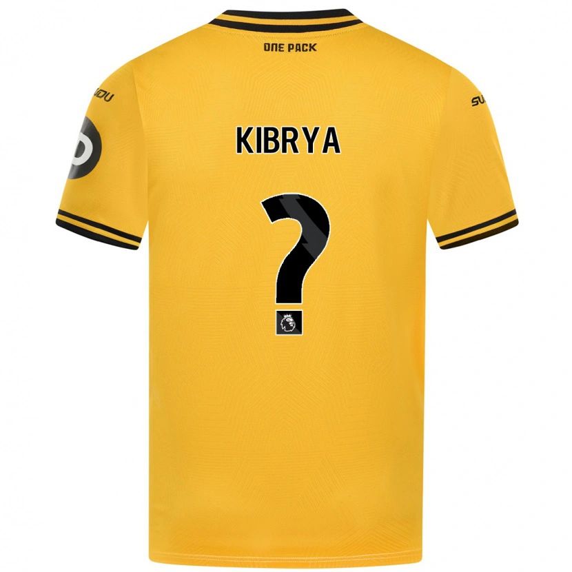 Danxen Kvinder Lucas Kibrya #0 Gul Hjemmebane Spillertrøjer 2024/25 Trøje T-Shirt