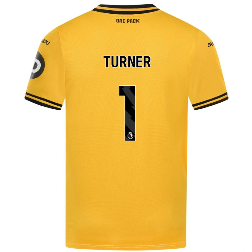 Danxen Kvinder Shannon Turner #1 Gul Hjemmebane Spillertrøjer 2024/25 Trøje T-Shirt