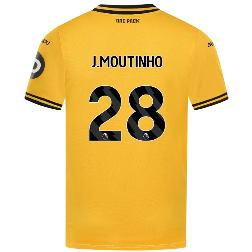 Danxen Kvinder Joao Moutinho #28 Gul Hjemmebane Spillertrøjer 2024/25 Trøje T-Shirt