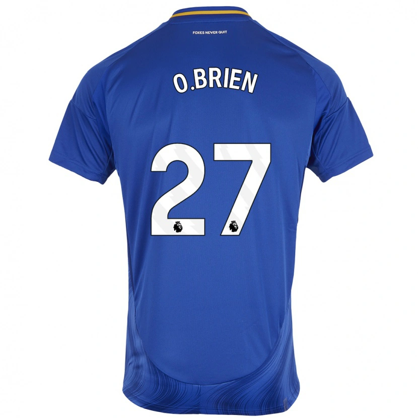 Danxen Kvinder Shannon O.brien #27 Blå Hvid Hjemmebane Spillertrøjer 2024/25 Trøje T-Shirt