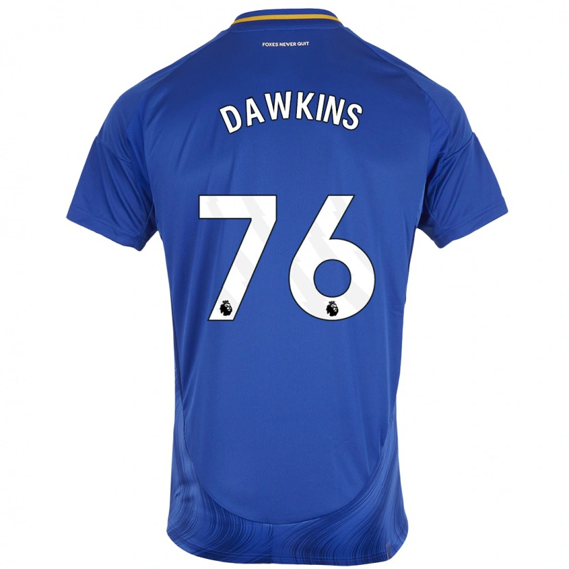 Danxen Kvinder Kartell Dawkins #76 Blå Hvid Hjemmebane Spillertrøjer 2024/25 Trøje T-Shirt