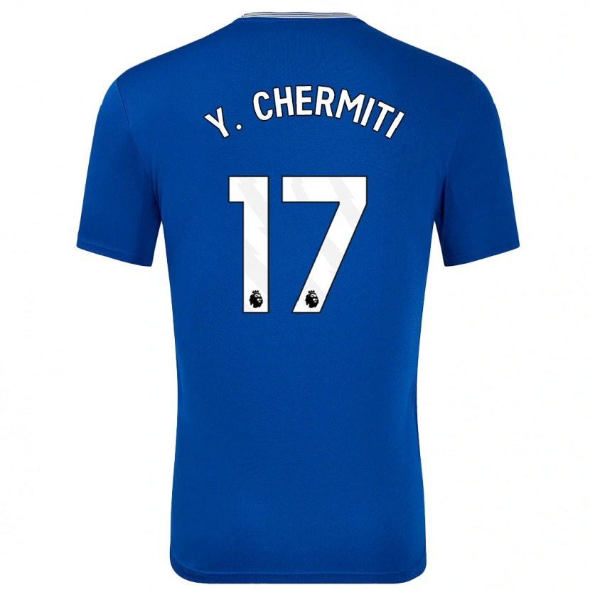 Danxen Kvinder Chermiti #17 Blå Med Hjemmebane Spillertrøjer 2024/25 Trøje T-Shirt
