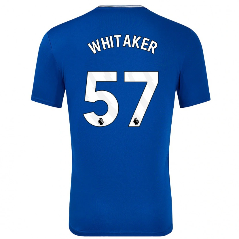 Danxen Kvinder Charlie Whitaker #57 Blå Med Hjemmebane Spillertrøjer 2024/25 Trøje T-Shirt
