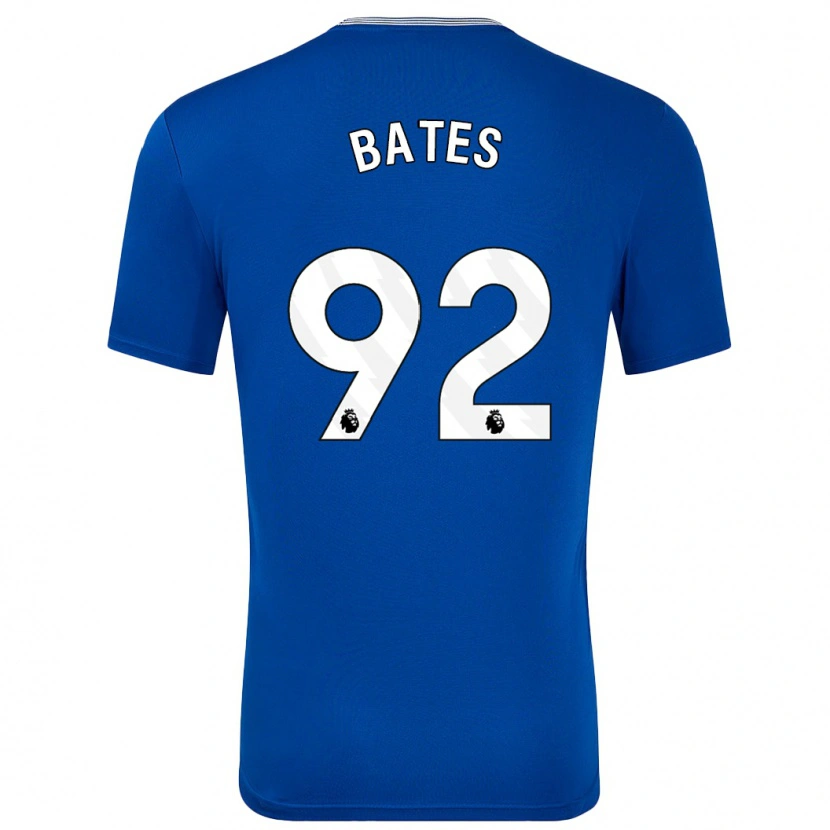 Danxen Kvinder Callum Bates #92 Blå Med Hjemmebane Spillertrøjer 2024/25 Trøje T-Shirt