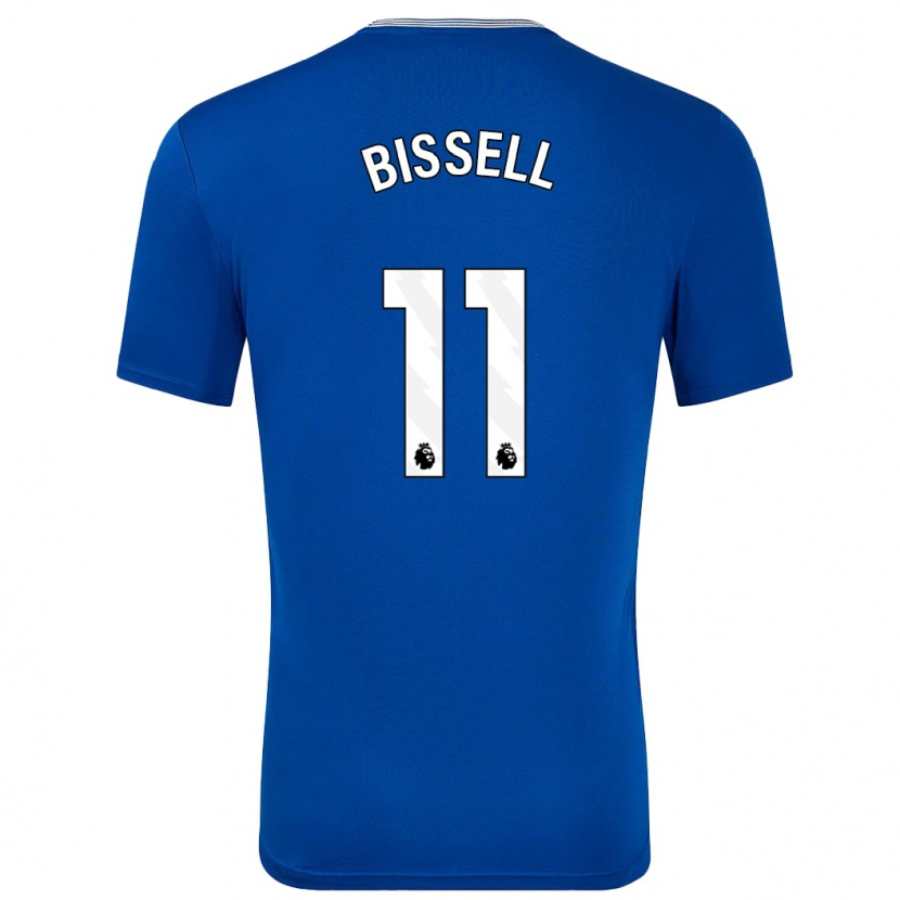 Danxen Kvinder Emma Bissell #11 Blå Med Hjemmebane Spillertrøjer 2024/25 Trøje T-Shirt