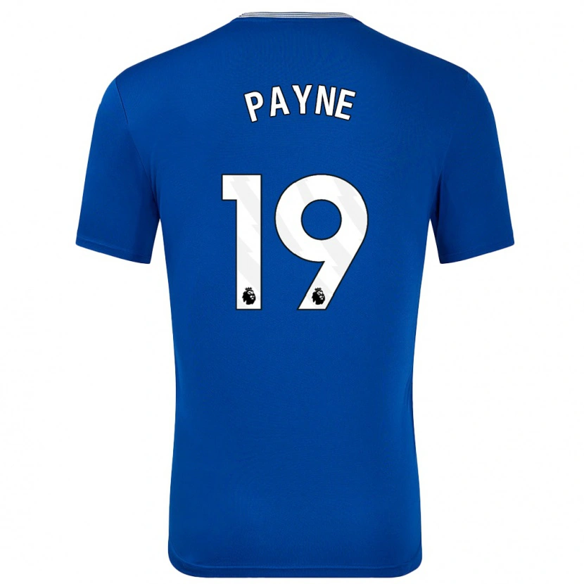 Danxen Kvinder Heather Payne #19 Blå Med Hjemmebane Spillertrøjer 2024/25 Trøje T-Shirt