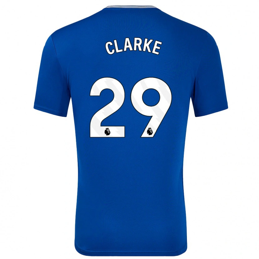 Danxen Kvinder Abbey Clarke #29 Blå Med Hjemmebane Spillertrøjer 2024/25 Trøje T-Shirt