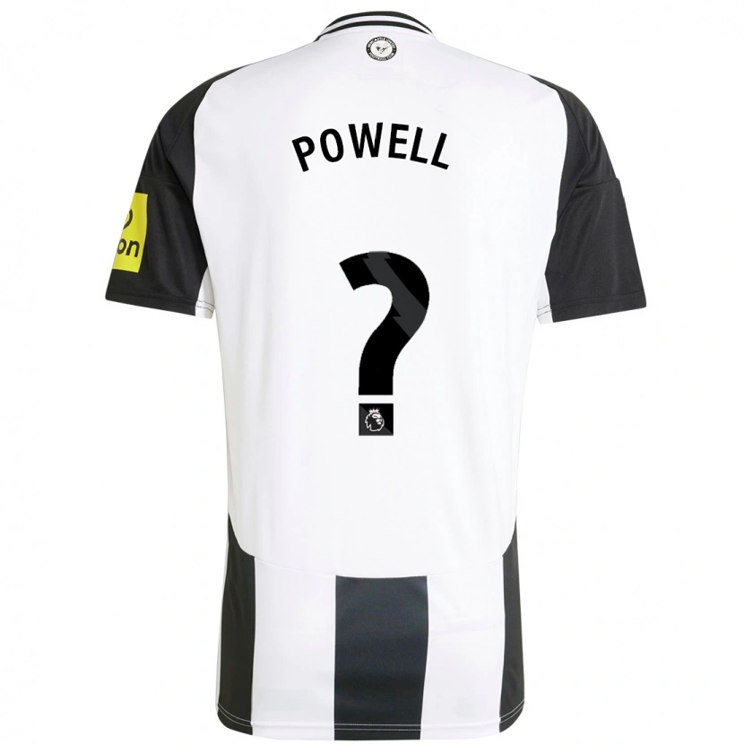 Danxen Kvinder Harry Powell #0 Hvid Sort Hjemmebane Spillertrøjer 2024/25 Trøje T-Shirt