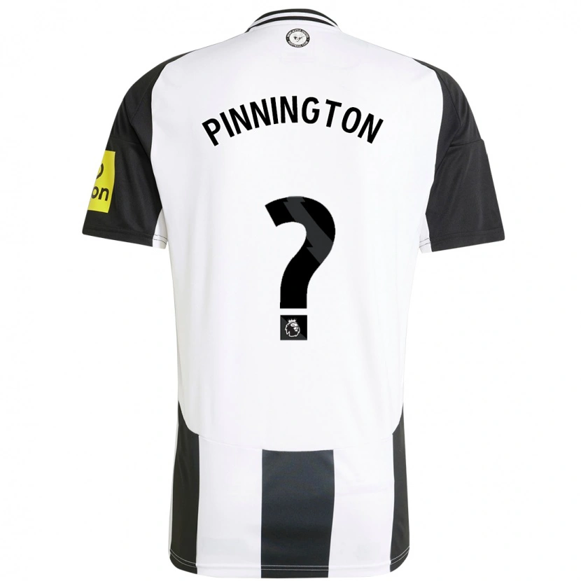 Danxen Kvinder Sam Pinnington #0 Hvid Sort Hjemmebane Spillertrøjer 2024/25 Trøje T-Shirt
