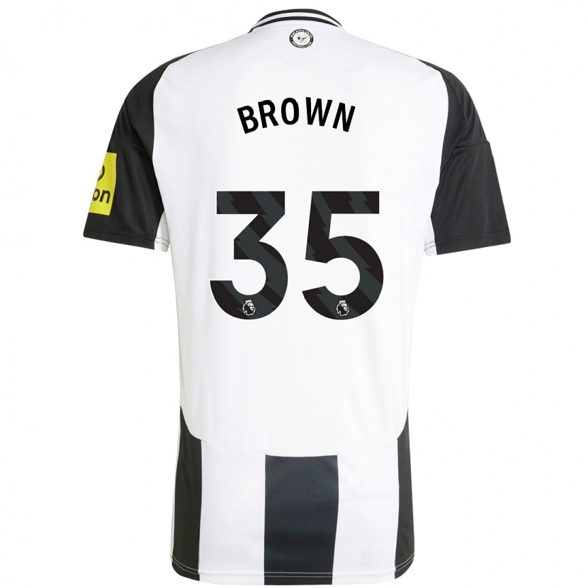 Danxen Kvinder Will Brown #35 Hvid Sort Hjemmebane Spillertrøjer 2024/25 Trøje T-Shirt