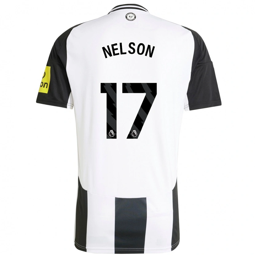 Danxen Kvinder Erin Nelson #17 Hvid Sort Hjemmebane Spillertrøjer 2024/25 Trøje T-Shirt