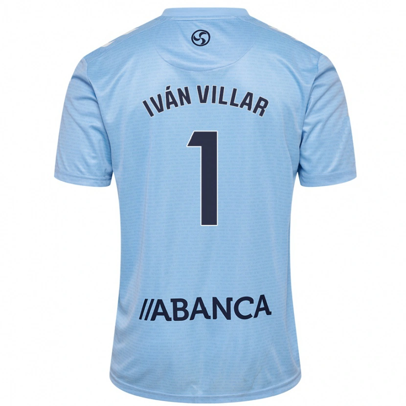 Danxen Kvinder Iván Villar #1 Himmelblå Hjemmebane Spillertrøjer 2024/25 Trøje T-Shirt