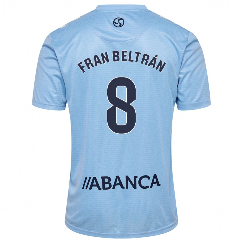 Danxen Kvinder Fran Beltrán #8 Himmelblå Hjemmebane Spillertrøjer 2024/25 Trøje T-Shirt