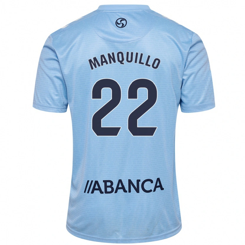 Danxen Kvinder Javier Manquillo #22 Himmelblå Hjemmebane Spillertrøjer 2024/25 Trøje T-Shirt