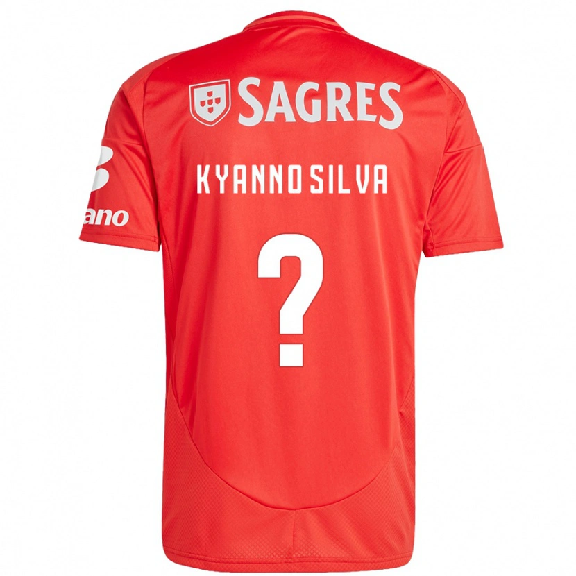 Danxen Kvinder Kyanno Silva #0 Rød Hvid Hjemmebane Spillertrøjer 2024/25 Trøje T-Shirt