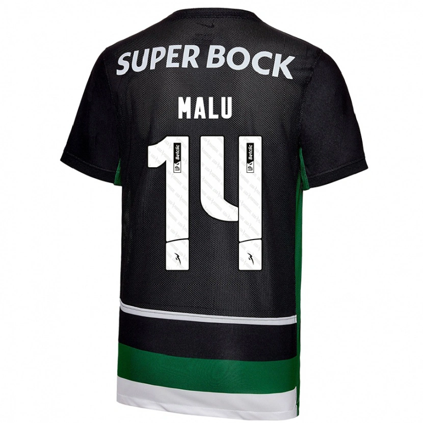 Danxen Kvinder Malam Malu #14 Sort Hvid Grøn Hjemmebane Spillertrøjer 2024/25 Trøje T-Shirt